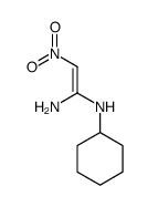 1-N'-cyclohexyl-2-nitroethene-1,1-diamine结构式