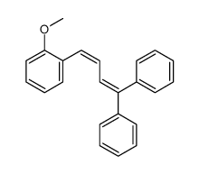 1-(4,4-diphenylbuta-1,3-dienyl)-2-methoxybenzene结构式