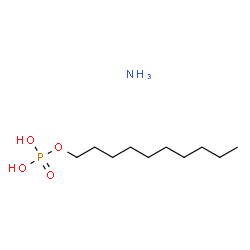 Phosphoric acid, decyl ester, ammonium salt picture