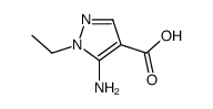 5-氨基-1-乙基吡唑-4-羧酸乙酯结构式