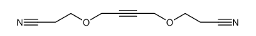 Propanenitrile, 3,3'-[2-butyne-1,4-diylbis(oxy)]bis Structure