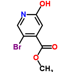 Methyl 5-bromo-2-hydroxyisonicotinate Structure