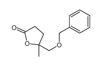 5-methyl-5-(phenylmethoxymethyl)oxolan-2-one结构式