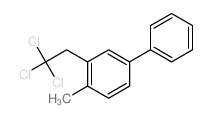 1,1'-Biphenyl,4-methyl-3-(2,2,2-trichloroethyl)-结构式