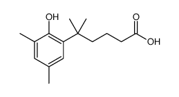 BENZENEPENTANOIC ACID, 2-HYDROXY-D,D,3,5-TETRAMETHYL结构式