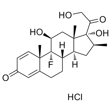 Betamethasone (hydrochloride) Structure