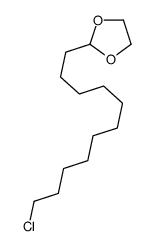 2-(11-chloroundecyl)-1,3-dioxolane Structure