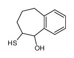 6-mercapto-6,7,8,9-tetrahydro-5H-benzo[7]annulen-5-ol Structure