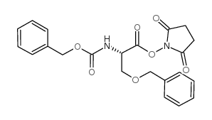 ZO-苄基-L-丝氨酸N-羟基琥珀酰亚胺酯结构式