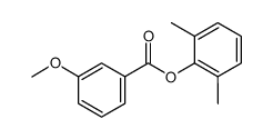 2,6-dimethylphenyl 3-methoxybenzoate结构式