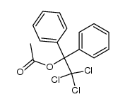 acetic acid-(2,2,2-trichloro-1,1-diphenyl-ethyl ester)结构式