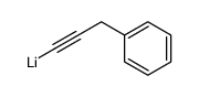 (3-phenylprop-1-ynyl)lithium Structure