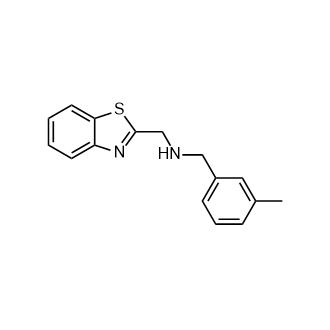1-(苯并[d]噻唑-2-基)-N-(3-甲基苄基)甲酰胺结构式