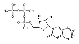 5-叠氮基-UTP三乙胺盐结构式