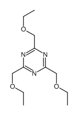 2,4,6-tris(ethoxymethyl)-1,3,5-triazine Structure