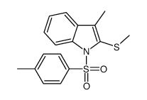 3-methyl-1-(4-methylphenyl)sulfonyl-2-methylsulfanylindole Structure
