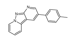 3-(4''-methylphenyl)-dipyrido[1,2-b,3',2'-d]pyrazole结构式