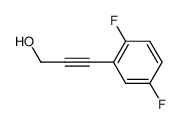 3-(2,5-二氟苯基)丙-2-炔-1-醇结构式