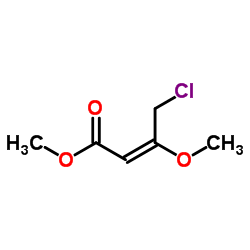 (E)-Methyl 4-chloro-3-methoxybut-2-enoate Structure