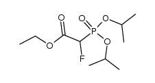 diisopropyl(carboethoxyfluoromethyl)phosphonate Structure
