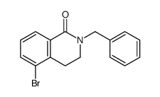 2-benzyl-5-bromo-3,4-dihydroisoquinolin-1-one Structure