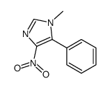 1-methyl-4-nitro-5-phenylimidazole Structure