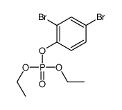 (2,4-dibromophenyl) diethyl phosphate Structure