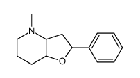 4-methyl-2-phenyl-3,3a,5,6,7,7a-hexahydro-2H-furo[3,2-b]pyridine结构式