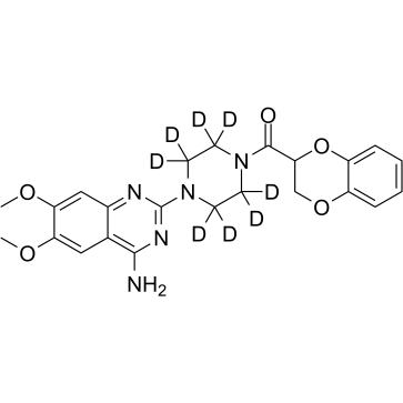 Doxazosin D8 Structure