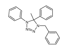 1-benzyl-5-methyl-4,5-diphenyl-4,5-dihydro-1H-tetrazole Structure