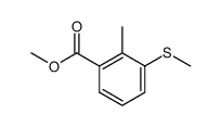 methyl 2-methyl-3-(methylthio)benzoate Structure
