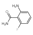 2-氨基-6-氟苯甲酰胺结构式