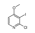 2-氯-3-碘-4-甲氧基吡啶结构式