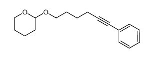 6-phenyl-5-hexynyl 2-tetrahydropyranyl ether Structure