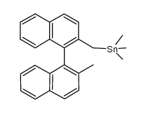 2-methyl-2'-trimethylstannylmethyl-1,1'binaphthyl结构式