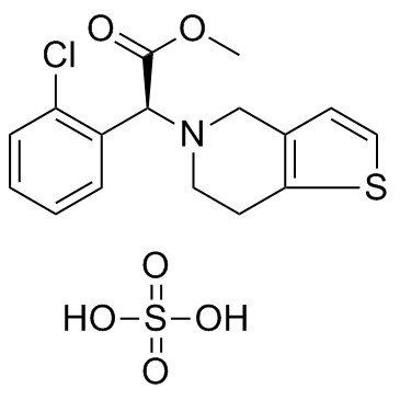 Clopidogrel bisulfate structure