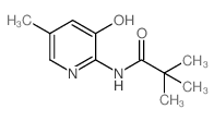 N-(3-羟基-5-甲基吡啶-2-基)新戊酰胺结构式