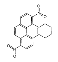 1,6-DINITRO-9,10,11,12-TETRAHYDROBENZO(E)PYRENE结构式