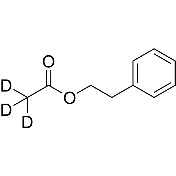 Phenethyl acetate-d3 Structure