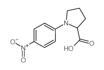 N-(4-硝基苯基)-l-脯氨酸结构式