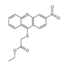 ethyl 2-((3-nitroacridin-9-yl)thio)acetate Structure