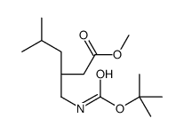 (S)-N-tert-Butoxycarbonyl Pregabalin Methyl Ester Structure