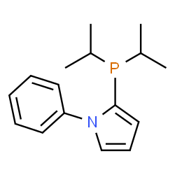 2-[双(1-甲基乙基)膦基]-1-苯基-1H-吡咯结构式