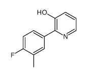 2-(4-fluoro-3-methylphenyl)pyridin-3-ol Structure