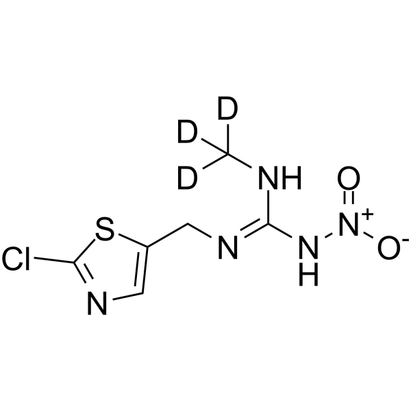 Clothianidine-d3 Structure