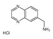 6-(氨基甲基)喹喔啉盐酸盐结构式