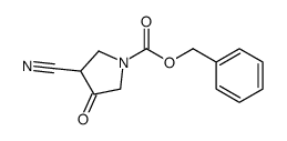 1-cbz-3-cyano-4-oxopyrrolidine Structure
