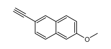 2-乙炔-6-甲氧基萘结构式