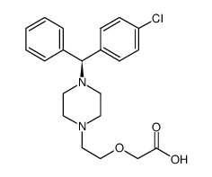 (S)-Cetirizine结构式