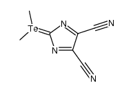 Dimethyltelluronium-4,5-dicyanimidazol-2-ylid结构式